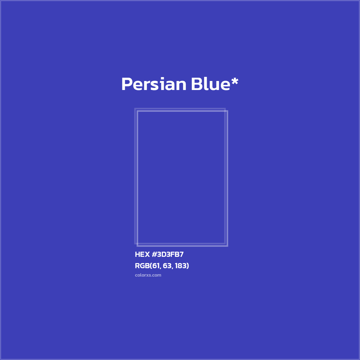 HEX #3D3FB7 Color Name, Color Code, Palettes, Similar Paints, Images