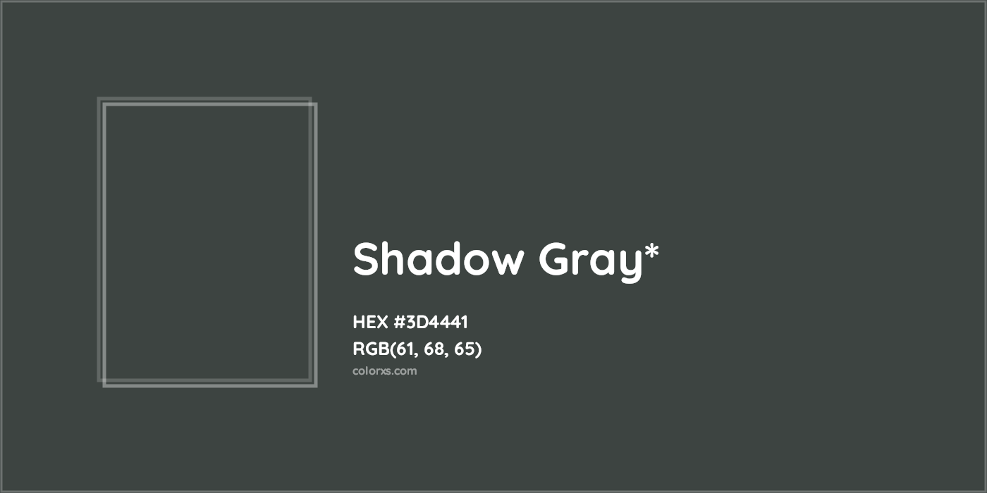 HEX #3D4441 Color Name, Color Code, Palettes, Similar Paints, Images