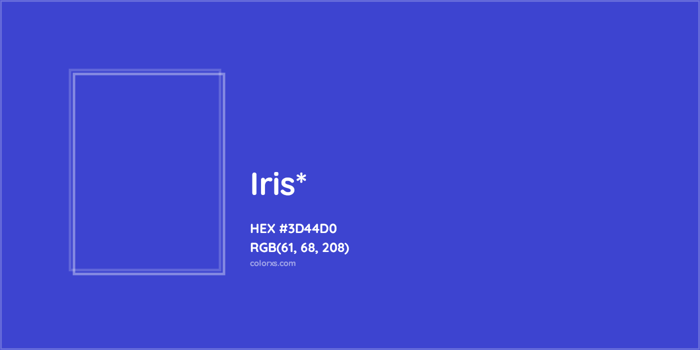 HEX #3D44D0 Color Name, Color Code, Palettes, Similar Paints, Images