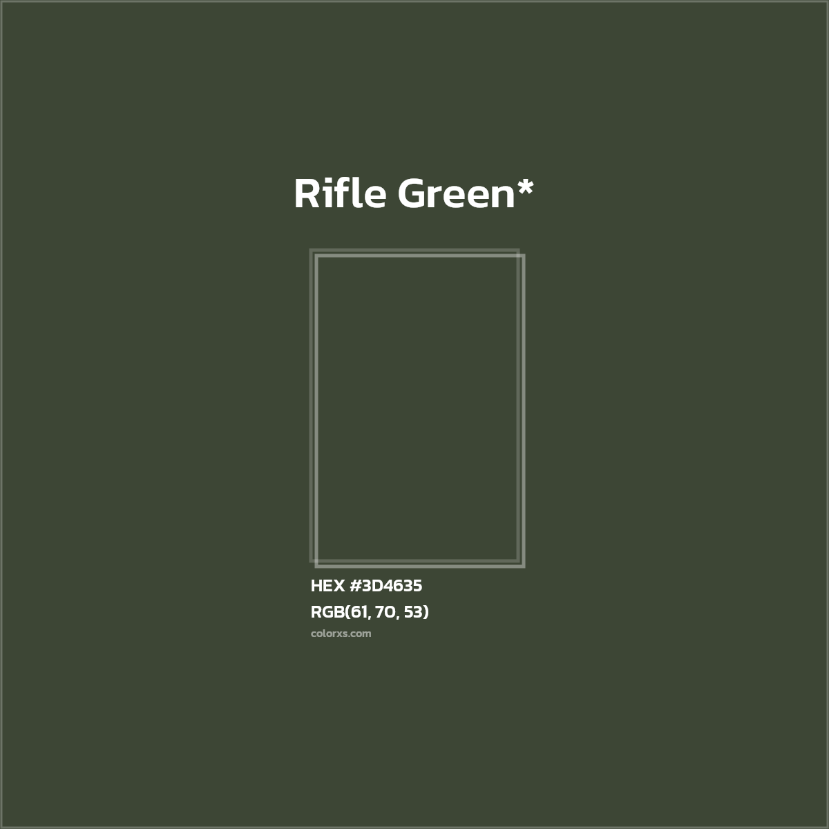 HEX #3D4635 Color Name, Color Code, Palettes, Similar Paints, Images