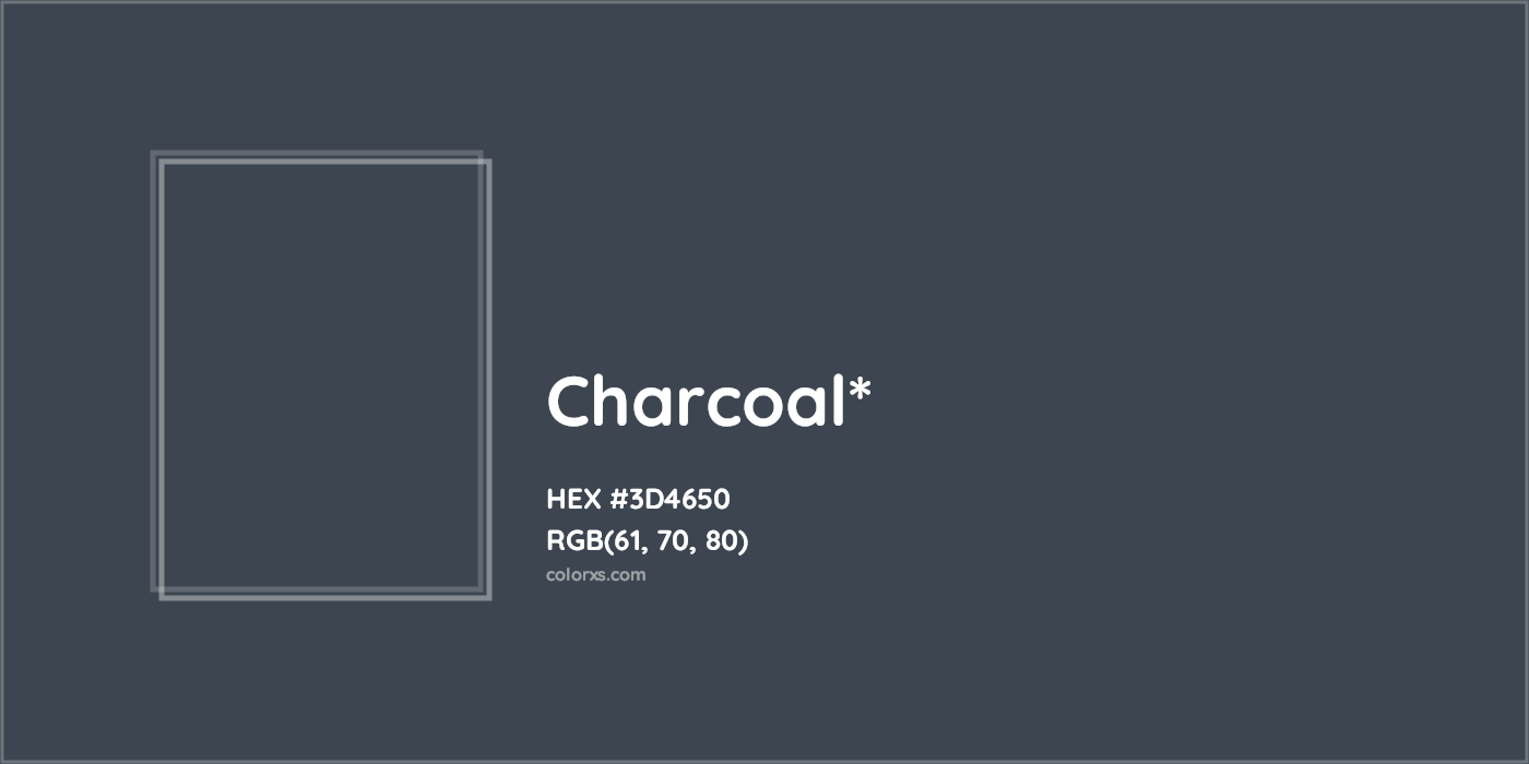 HEX #3D4650 Color Name, Color Code, Palettes, Similar Paints, Images