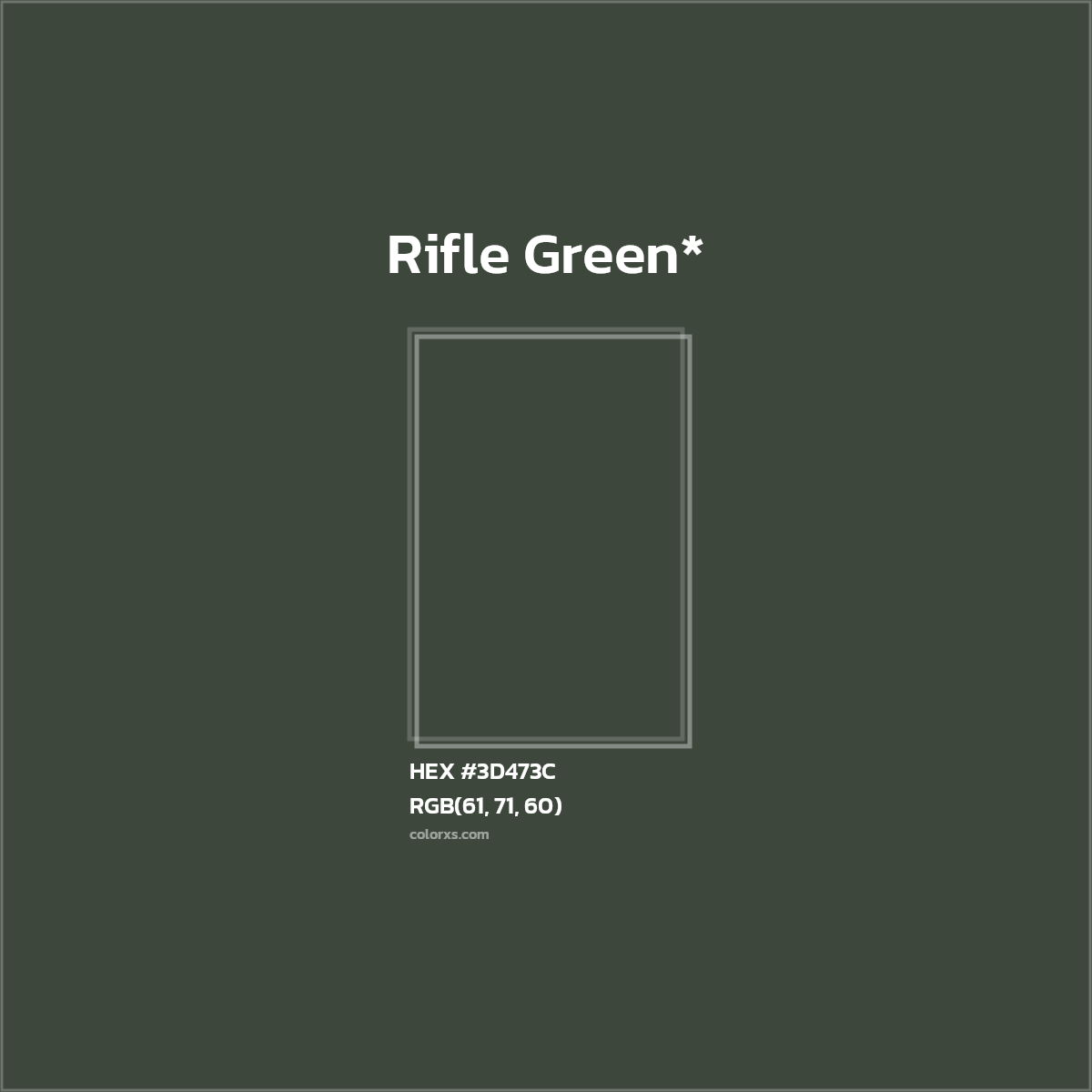 HEX #3D473C Color Name, Color Code, Palettes, Similar Paints, Images