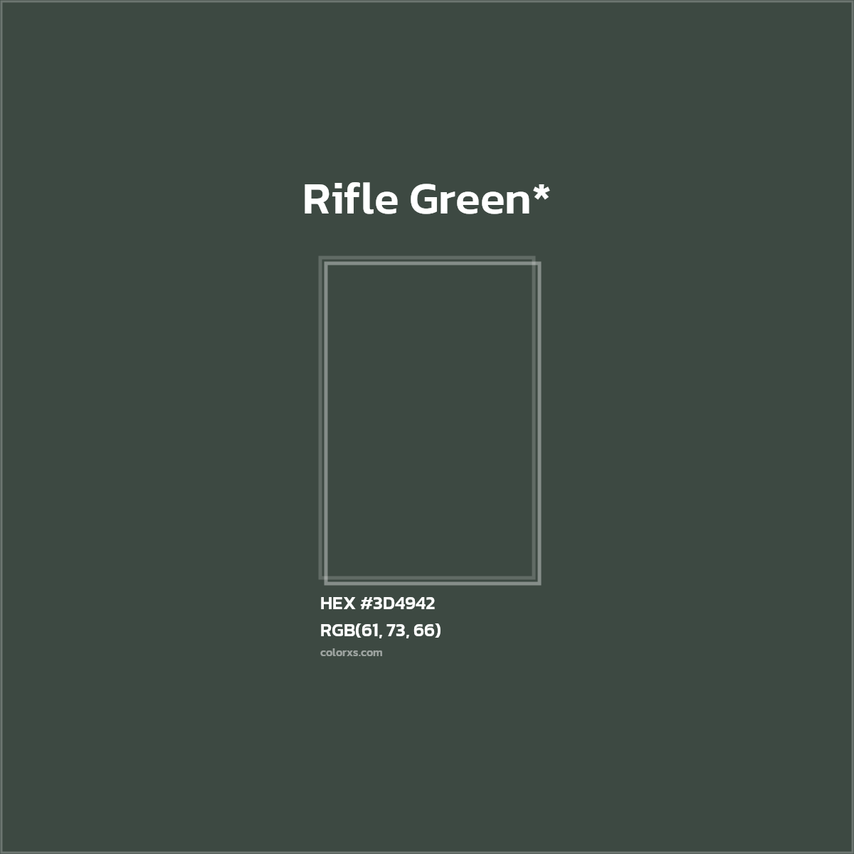 HEX #3D4942 Color Name, Color Code, Palettes, Similar Paints, Images