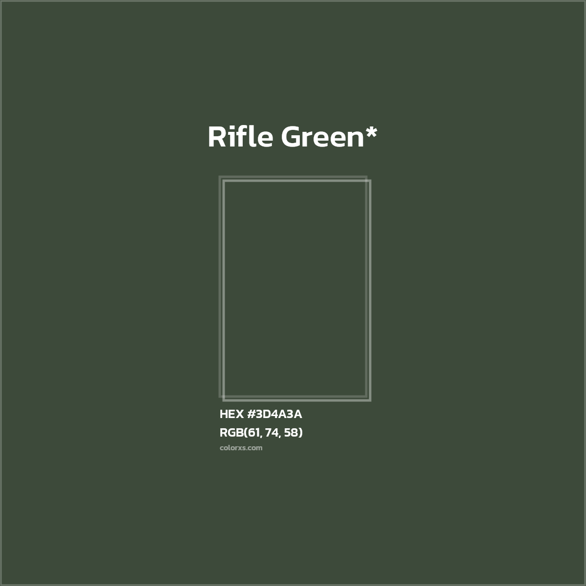 HEX #3D4A3A Color Name, Color Code, Palettes, Similar Paints, Images