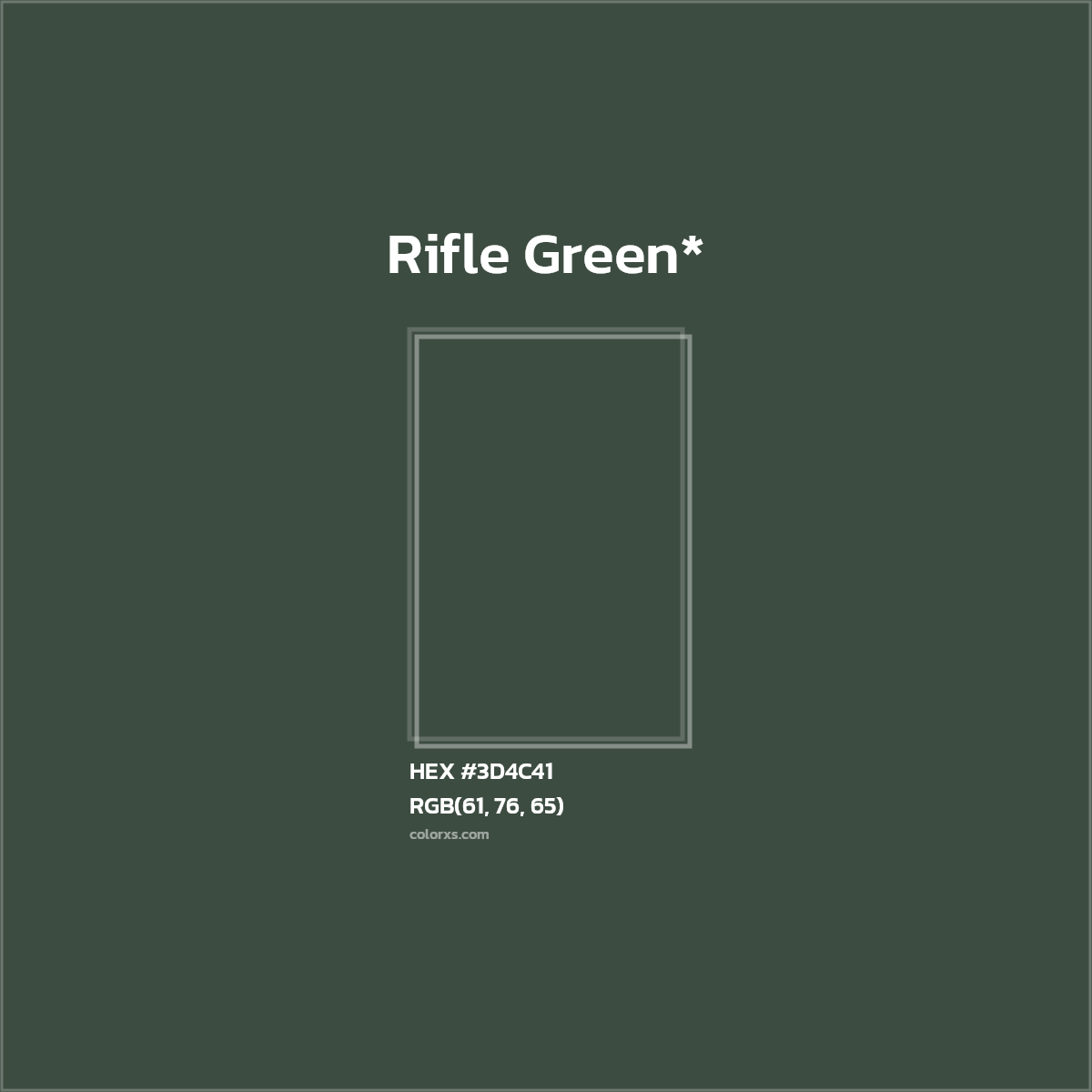 HEX #3D4C41 Color Name, Color Code, Palettes, Similar Paints, Images