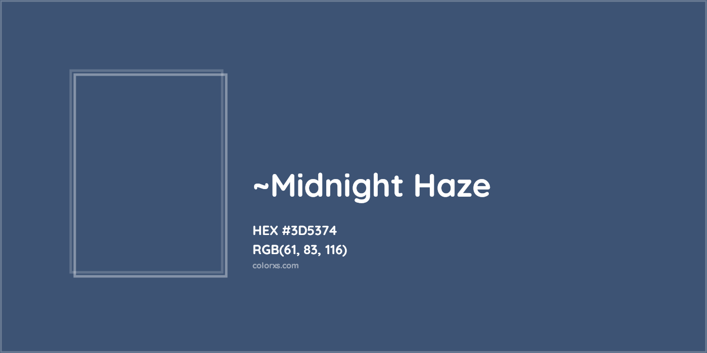 HEX #3D5374 Color Name, Color Code, Palettes, Similar Paints, Images