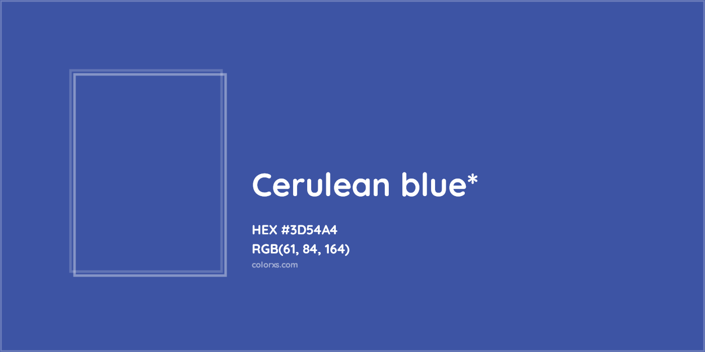 HEX #3D54A4 Color Name, Color Code, Palettes, Similar Paints, Images