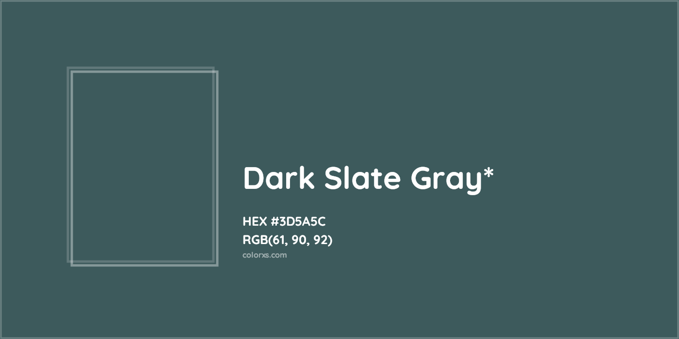 HEX #3D5A5C Color Name, Color Code, Palettes, Similar Paints, Images