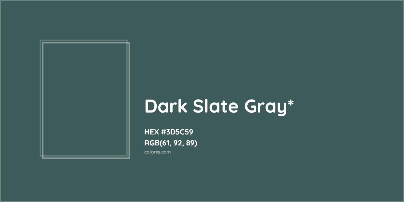 HEX #3D5C59 Color Name, Color Code, Palettes, Similar Paints, Images