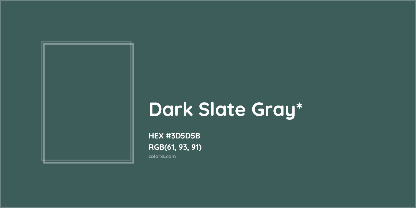 HEX #3D5D5B Color Name, Color Code, Palettes, Similar Paints, Images