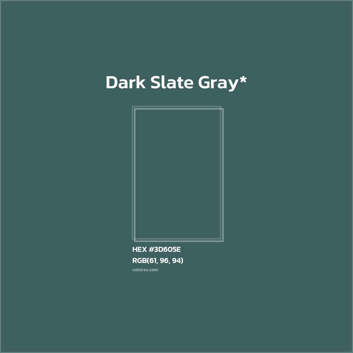 HEX #3D605E Color Name, Color Code, Palettes, Similar Paints, Images