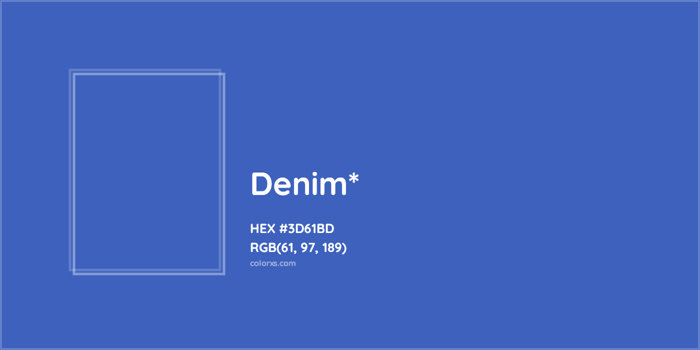 HEX #3D61BD Color Name, Color Code, Palettes, Similar Paints, Images