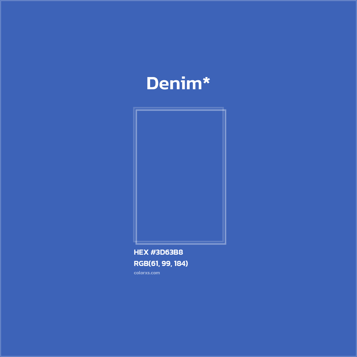HEX #3D63B8 Color Name, Color Code, Palettes, Similar Paints, Images