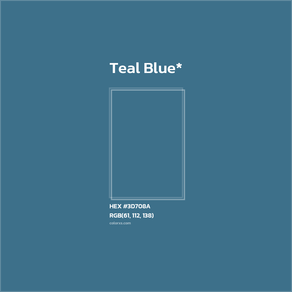 HEX #3D708A Color Name, Color Code, Palettes, Similar Paints, Images