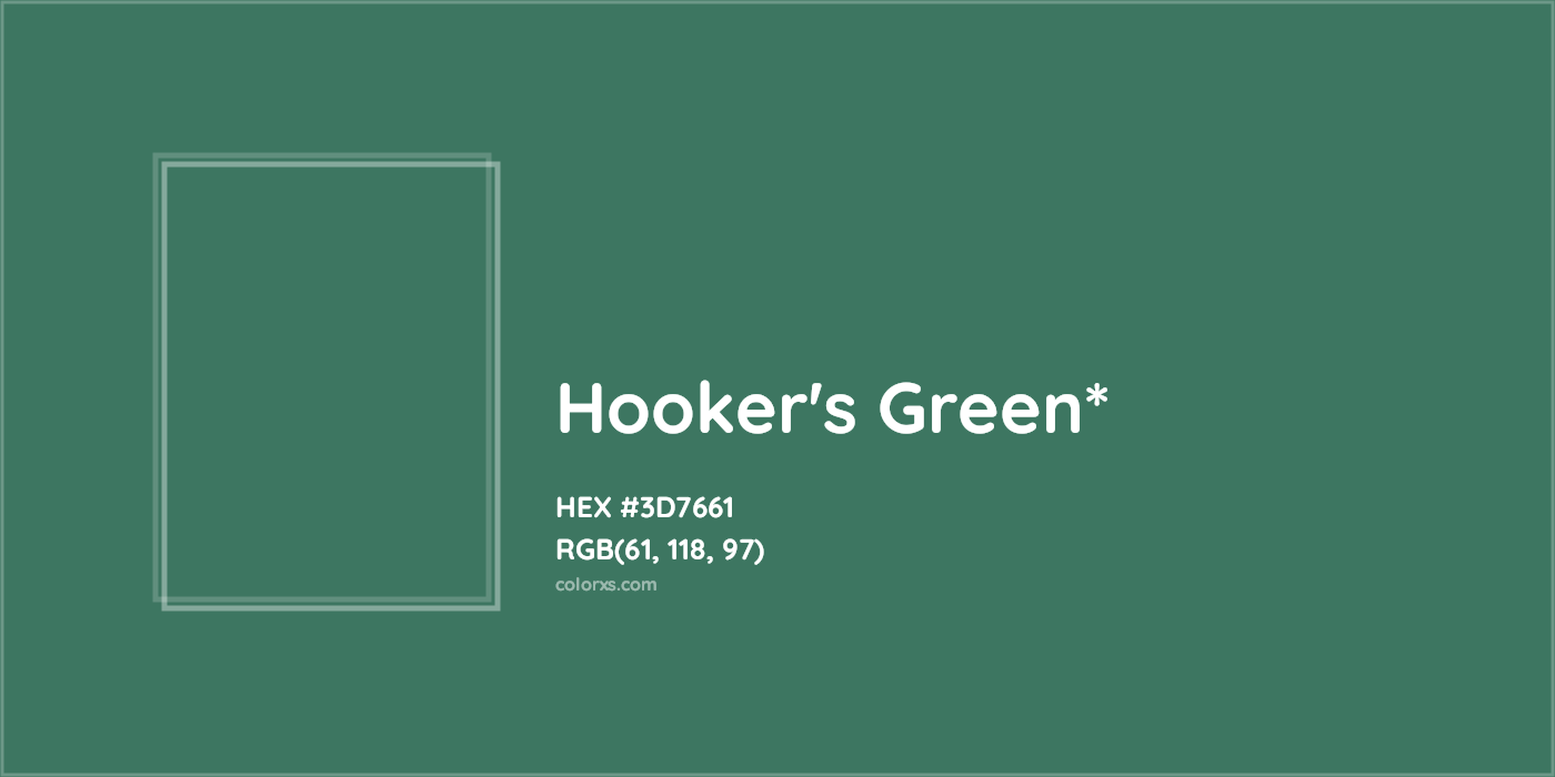 HEX #3D7661 Color Name, Color Code, Palettes, Similar Paints, Images