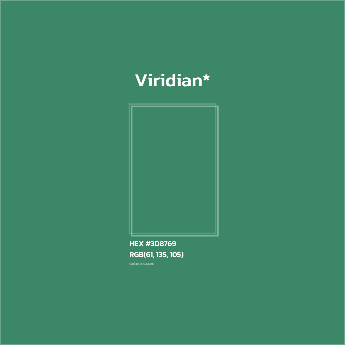 HEX #3D8769 Color Name, Color Code, Palettes, Similar Paints, Images