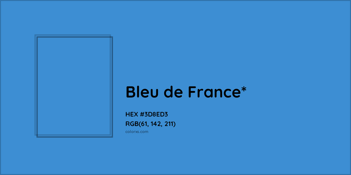 HEX #3D8ED3 Color Name, Color Code, Palettes, Similar Paints, Images
