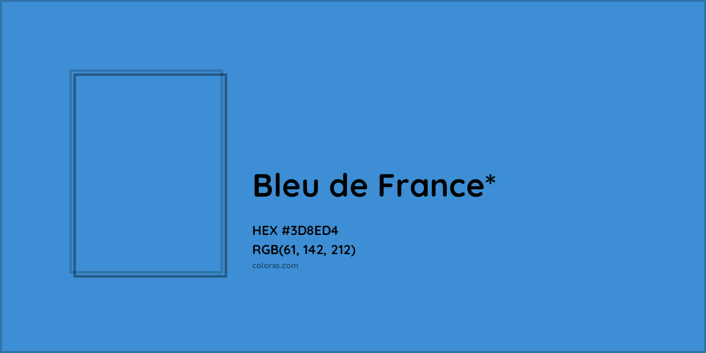 HEX #3D8ED4 Color Name, Color Code, Palettes, Similar Paints, Images
