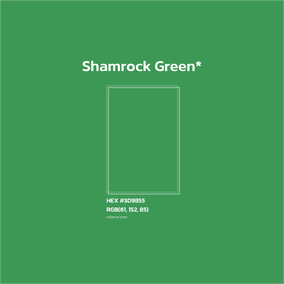 HEX #3D9855 Color Name, Color Code, Palettes, Similar Paints, Images