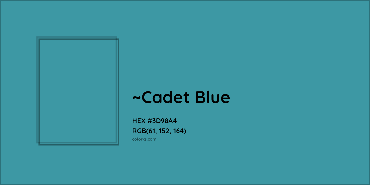 HEX #3D98A4 Color Name, Color Code, Palettes, Similar Paints, Images