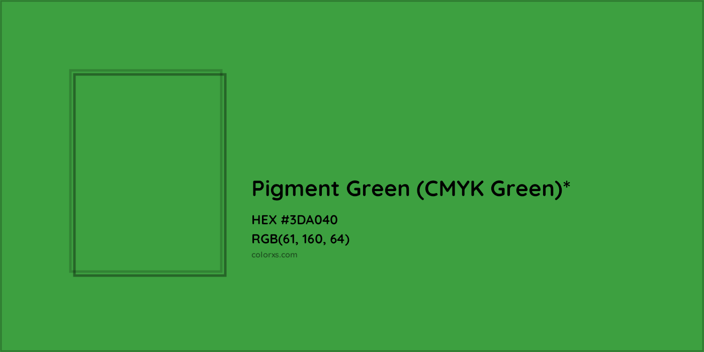 HEX #3DA040 Color Name, Color Code, Palettes, Similar Paints, Images