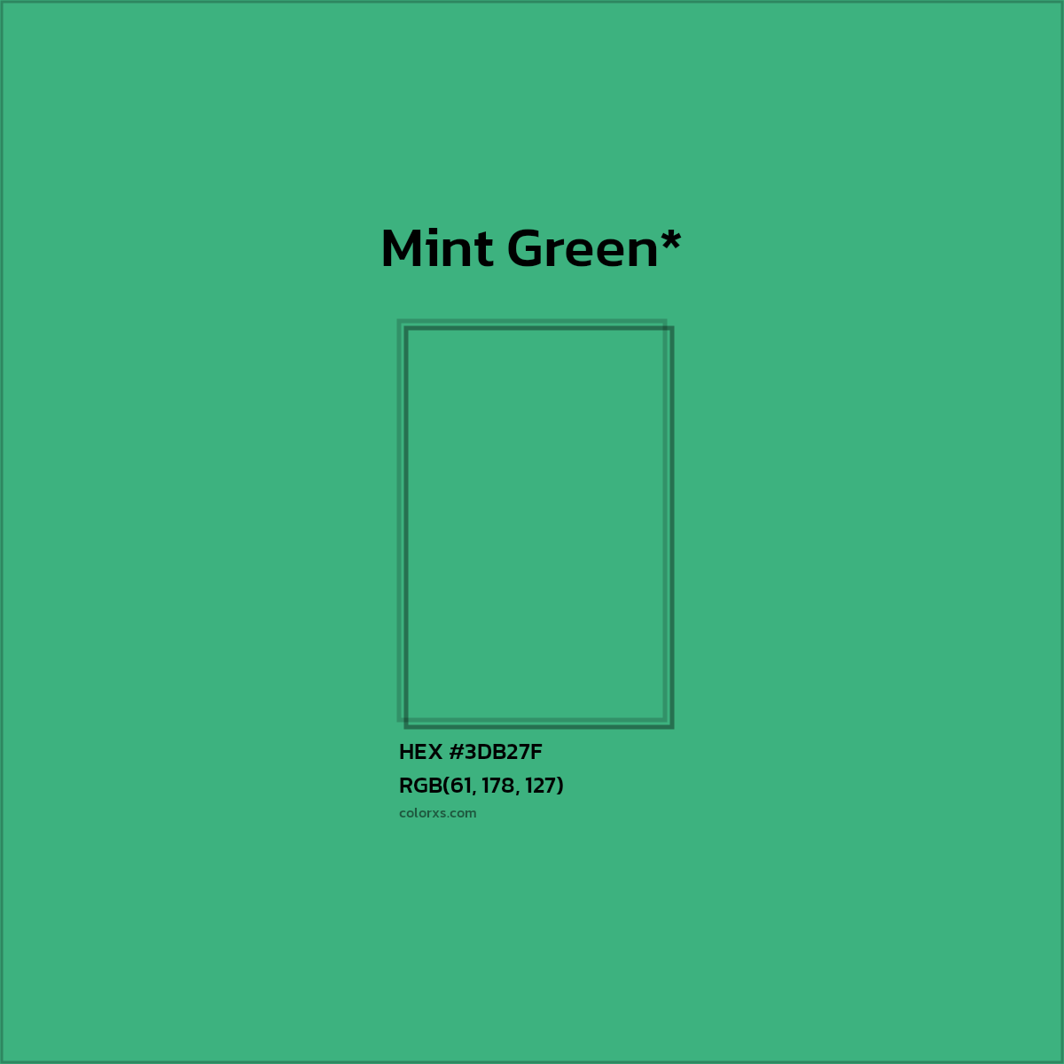 HEX #3DB27F Color Name, Color Code, Palettes, Similar Paints, Images