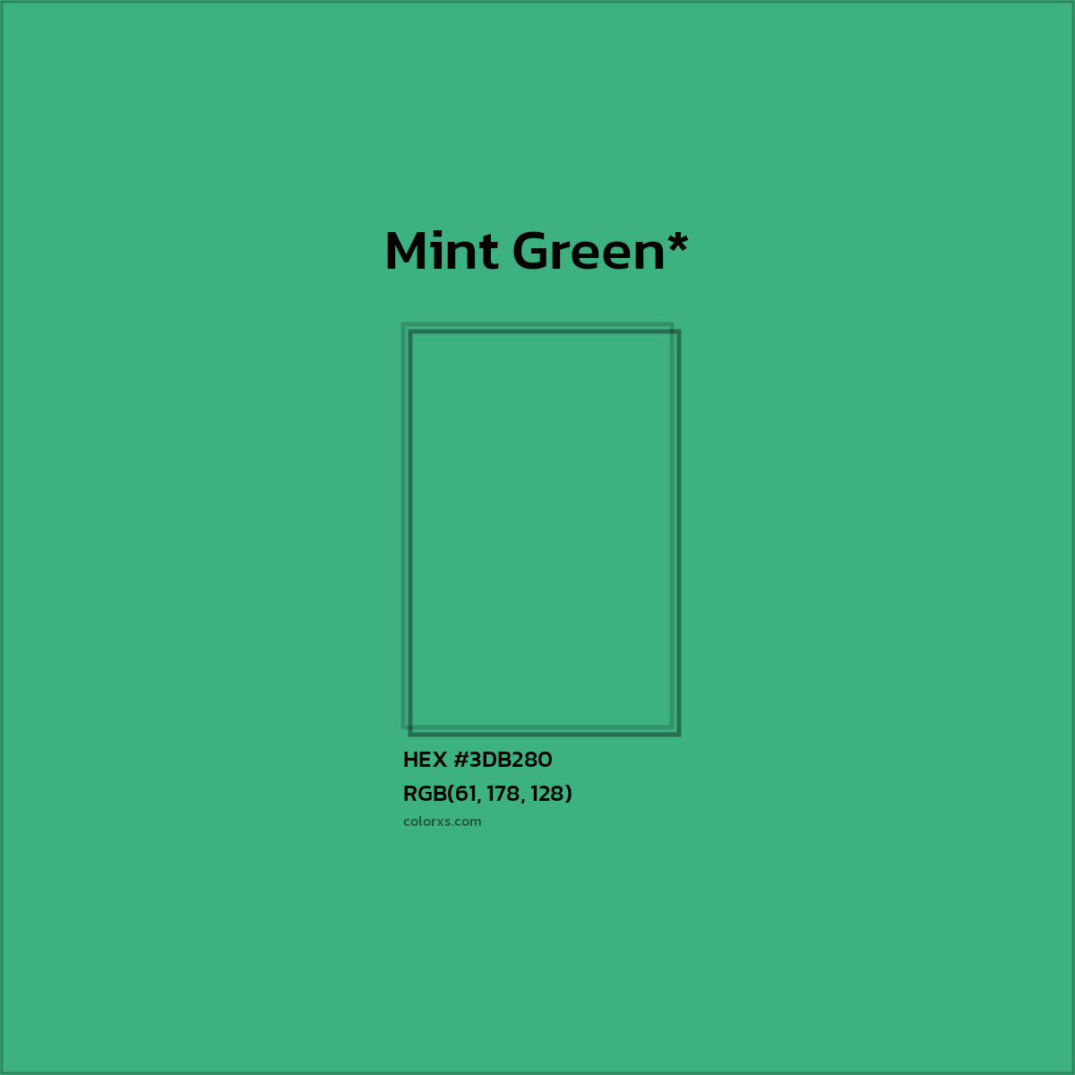 HEX #3DB280 Color Name, Color Code, Palettes, Similar Paints, Images