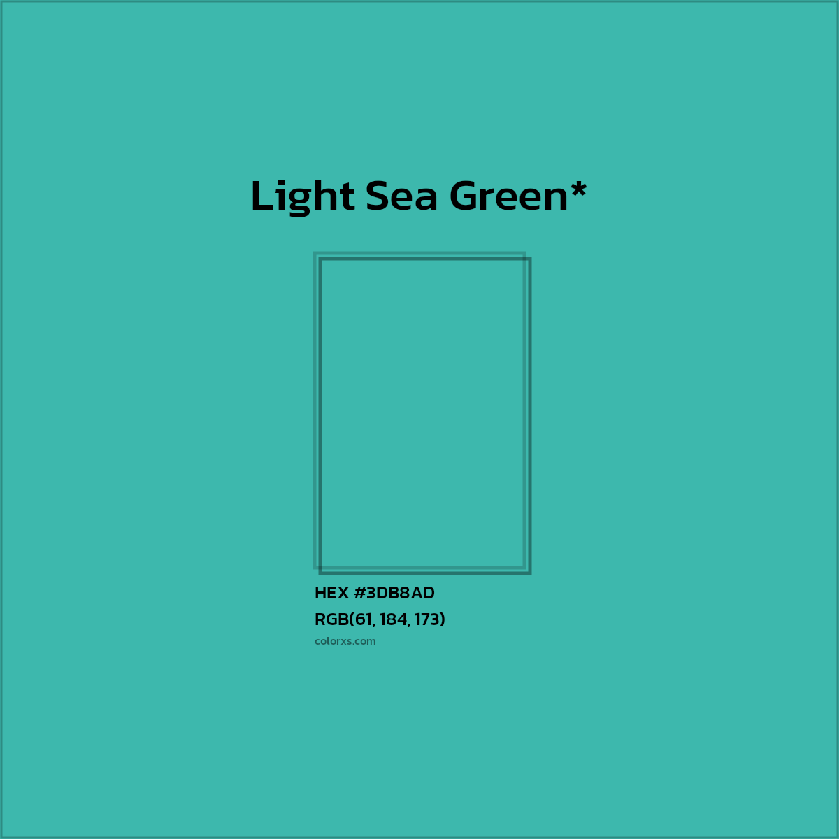 HEX #3DB8AD Color Name, Color Code, Palettes, Similar Paints, Images