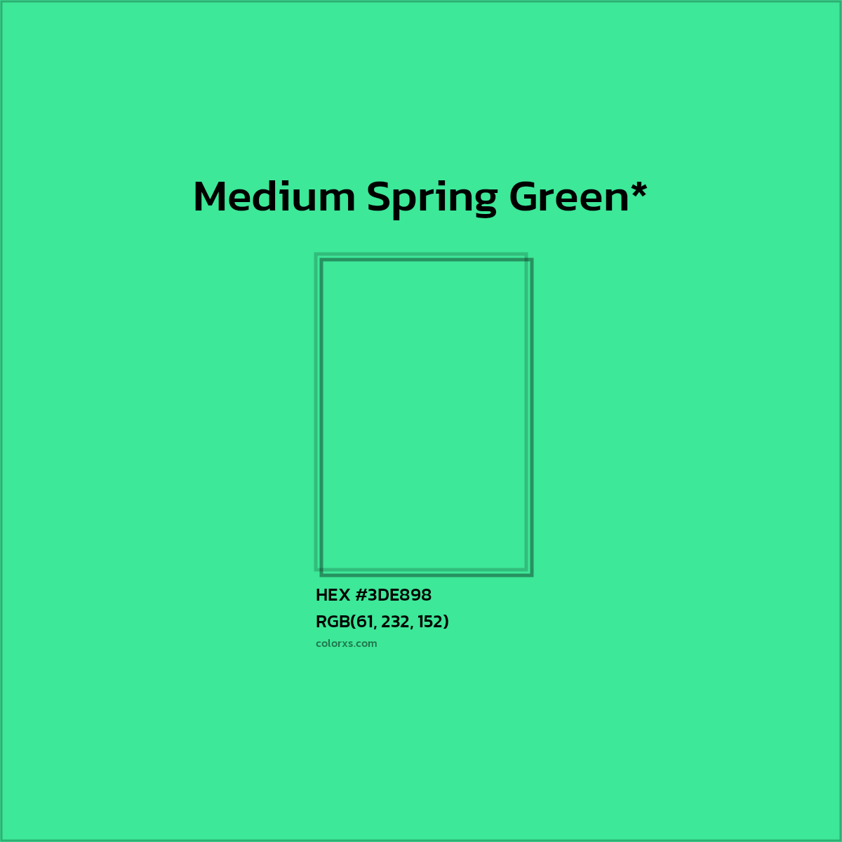 HEX #3DE898 Color Name, Color Code, Palettes, Similar Paints, Images