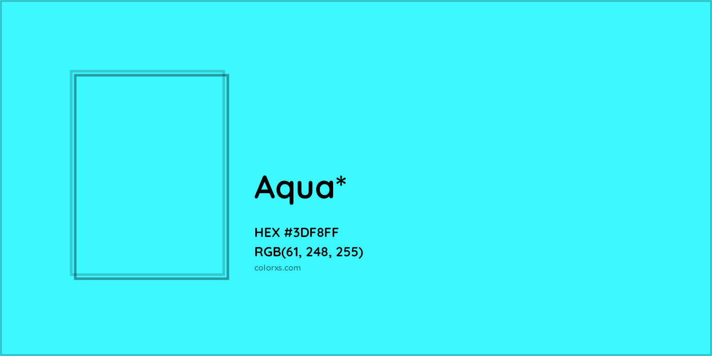 HEX #3DF8FF Color Name, Color Code, Palettes, Similar Paints, Images