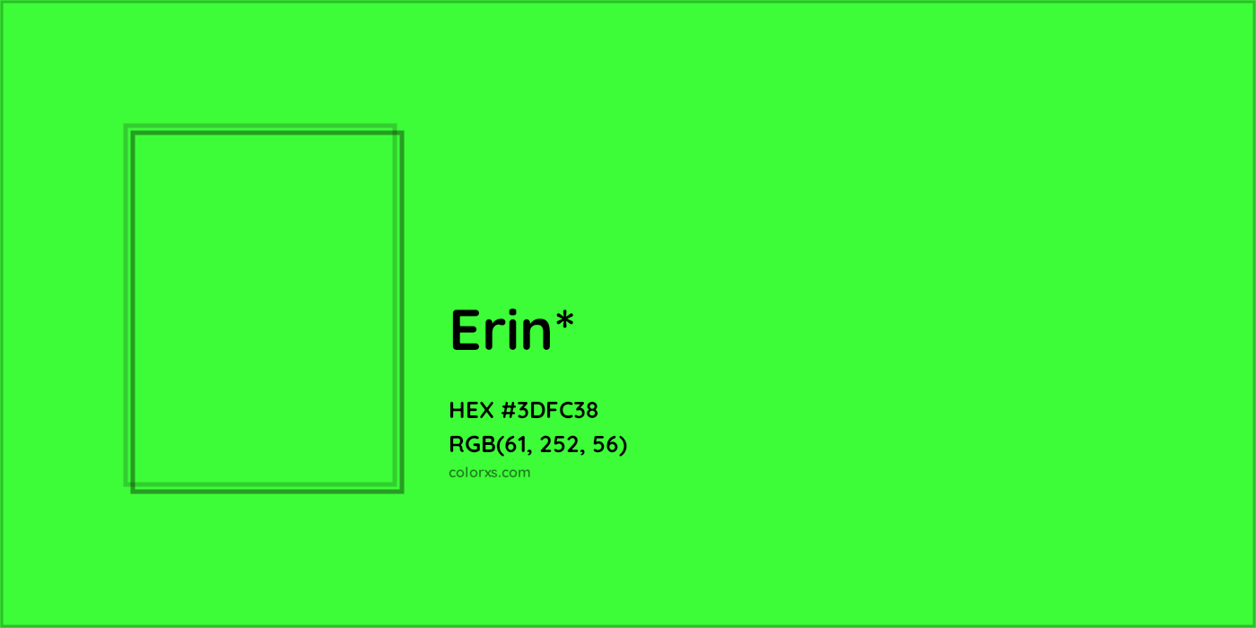 HEX #3DFC38 Color Name, Color Code, Palettes, Similar Paints, Images