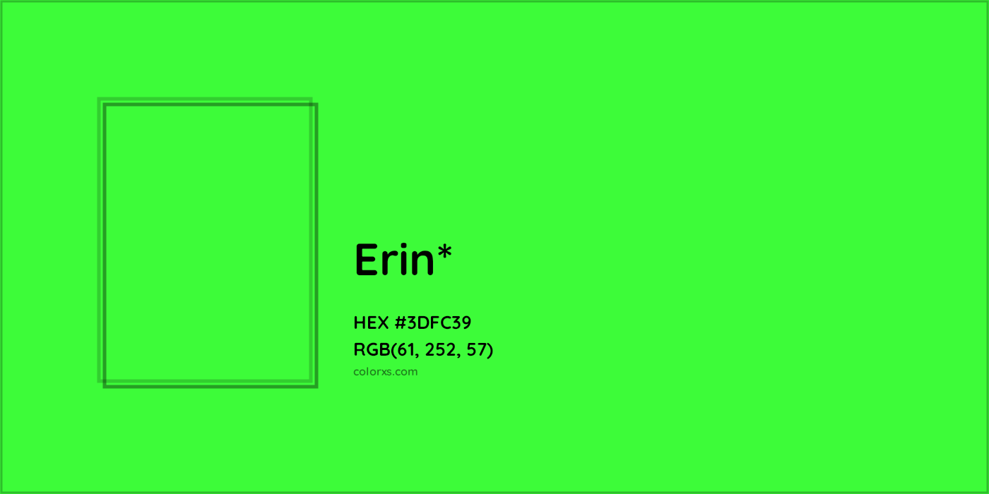 HEX #3DFC39 Color Name, Color Code, Palettes, Similar Paints, Images