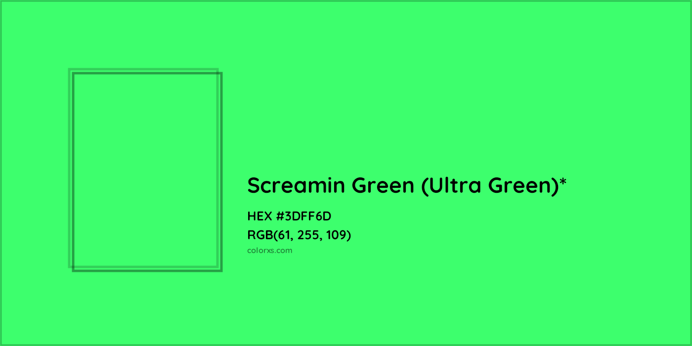 HEX #3DFF6D Color Name, Color Code, Palettes, Similar Paints, Images