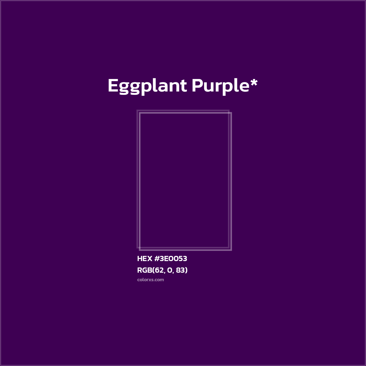 HEX #3E0053 Color Name, Color Code, Palettes, Similar Paints, Images