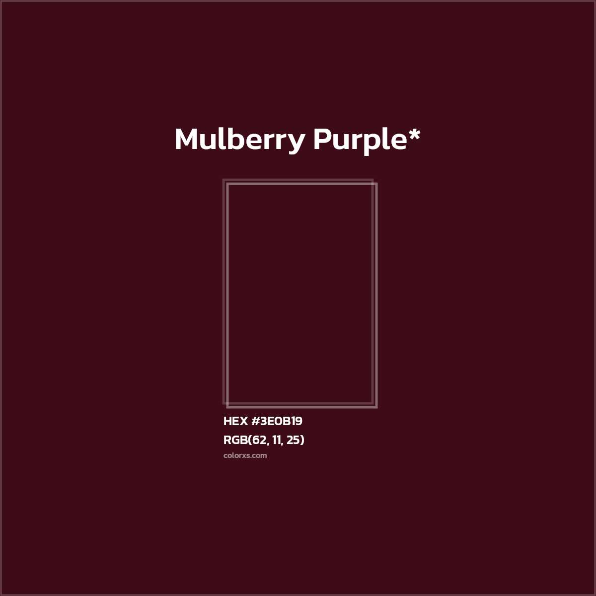 HEX #3E0B19 Color Name, Color Code, Palettes, Similar Paints, Images