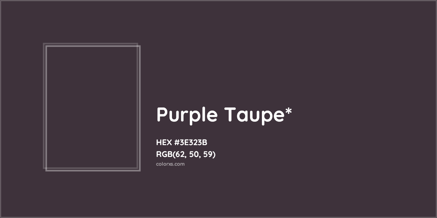HEX #3E323B Color Name, Color Code, Palettes, Similar Paints, Images