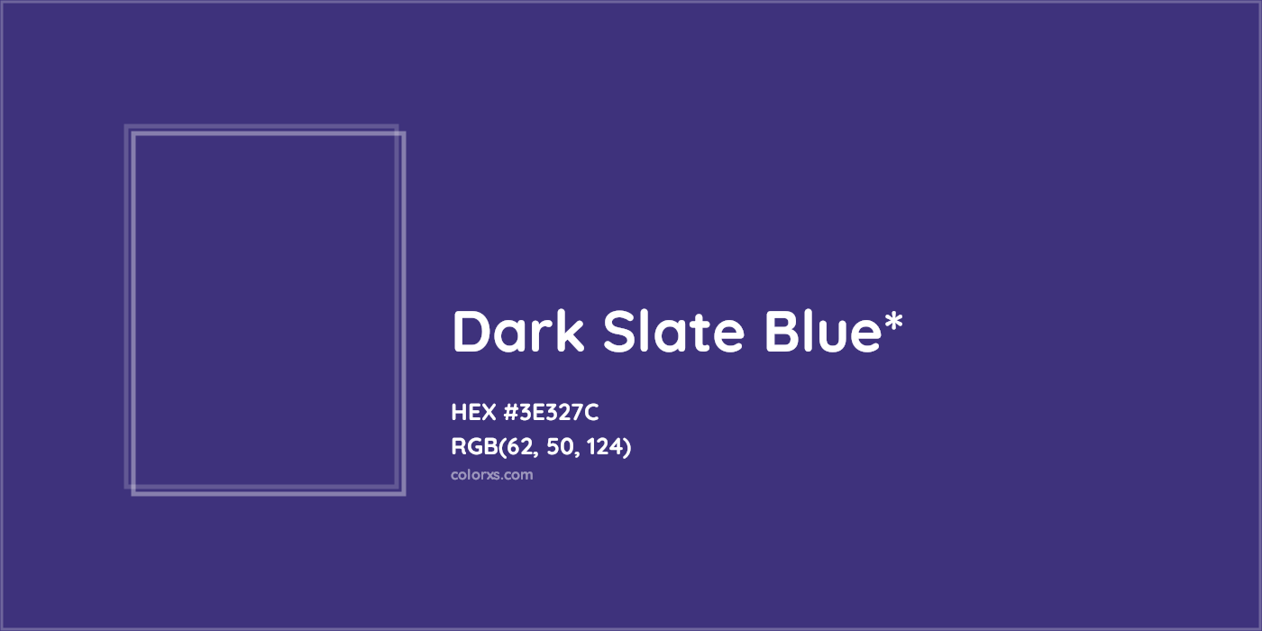 HEX #3E327C Color Name, Color Code, Palettes, Similar Paints, Images