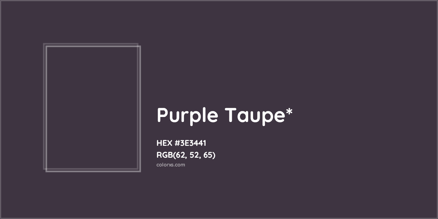 HEX #3E3441 Color Name, Color Code, Palettes, Similar Paints, Images