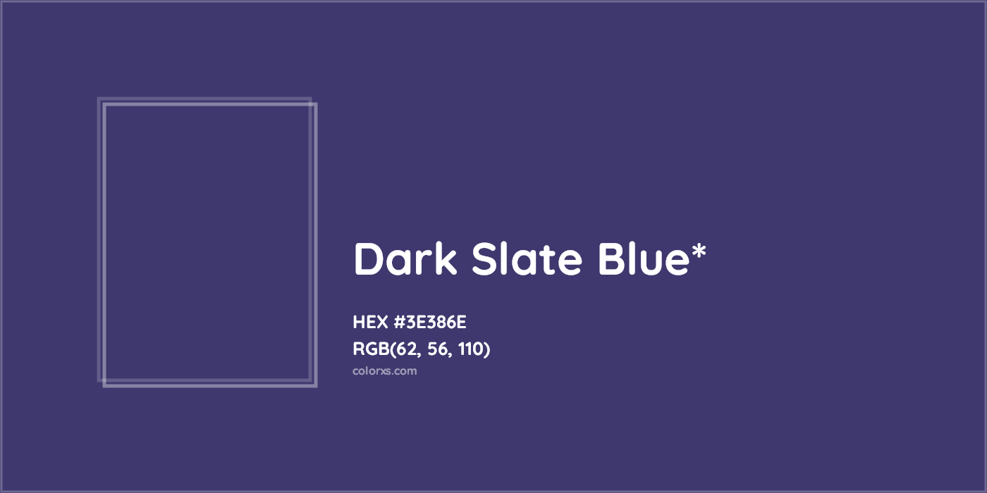 HEX #3E386E Color Name, Color Code, Palettes, Similar Paints, Images