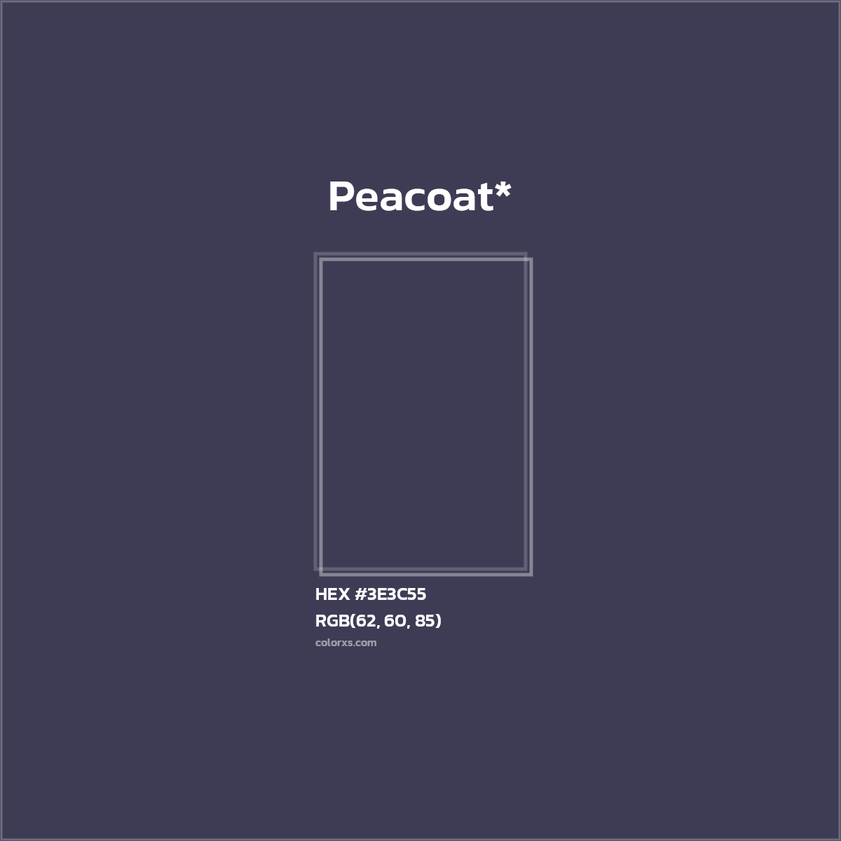 HEX #3E3C55 Color Name, Color Code, Palettes, Similar Paints, Images