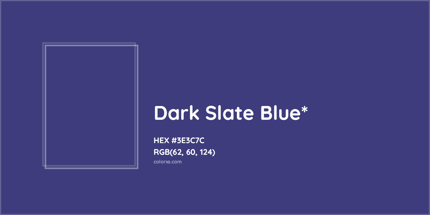 HEX #3E3C7C Color Name, Color Code, Palettes, Similar Paints, Images
