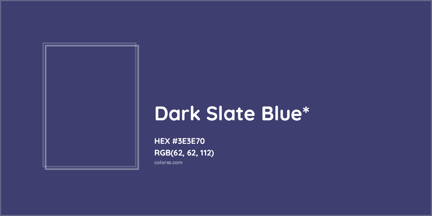 HEX #3E3E70 Color Name, Color Code, Palettes, Similar Paints, Images