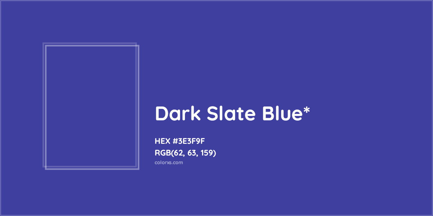HEX #3E3F9F Color Name, Color Code, Palettes, Similar Paints, Images