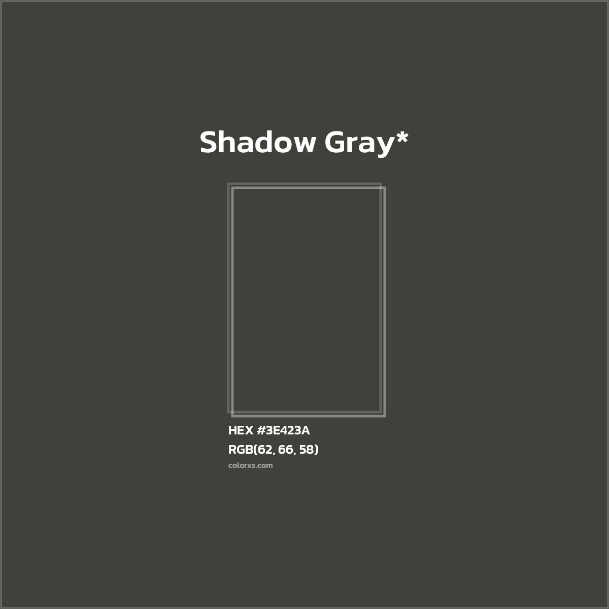 HEX #3E423A Color Name, Color Code, Palettes, Similar Paints, Images