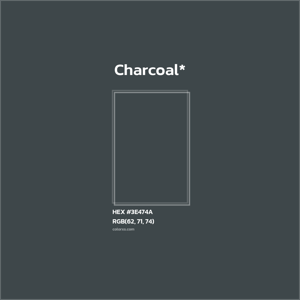 HEX #3E474A Color Name, Color Code, Palettes, Similar Paints, Images