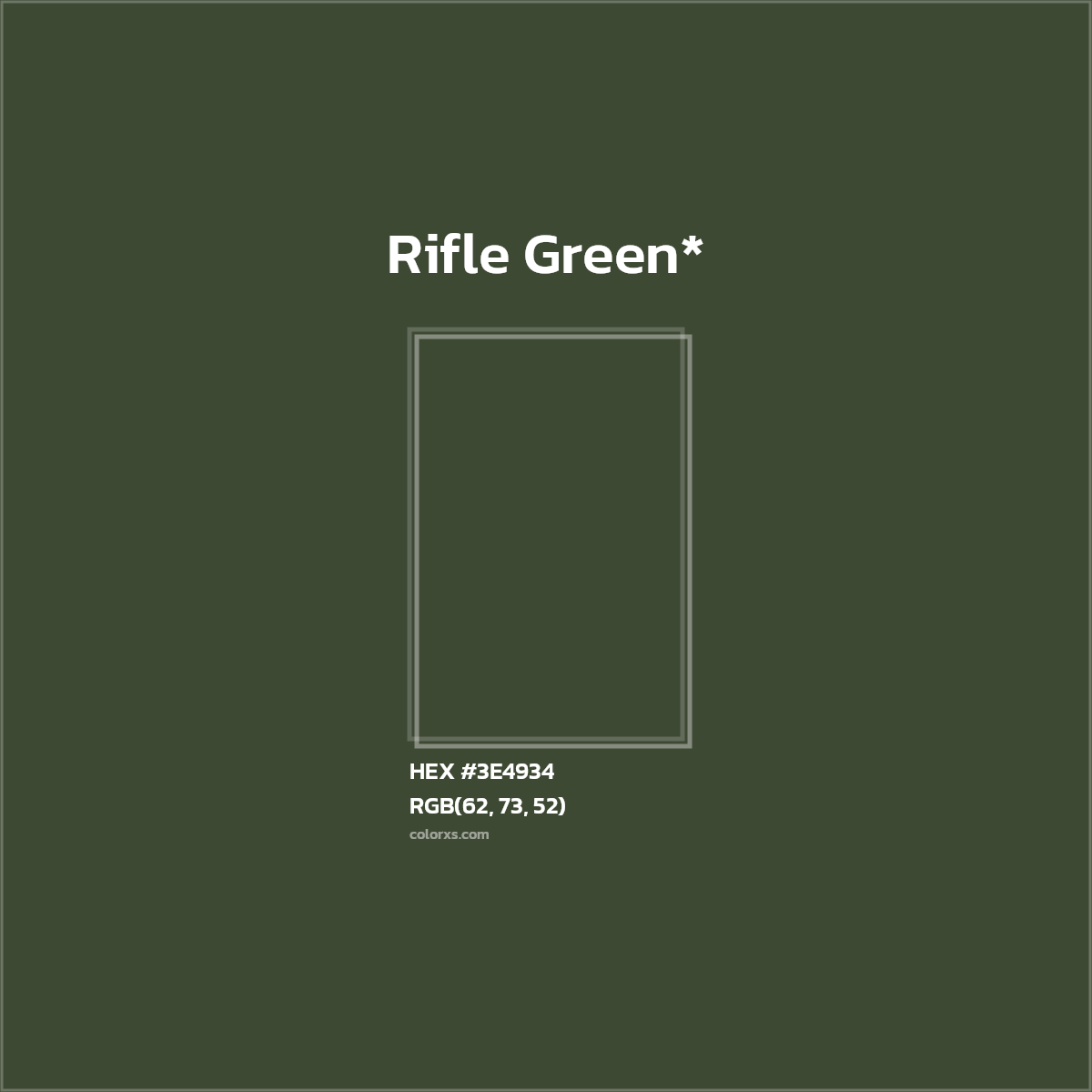 HEX #3E4934 Color Name, Color Code, Palettes, Similar Paints, Images