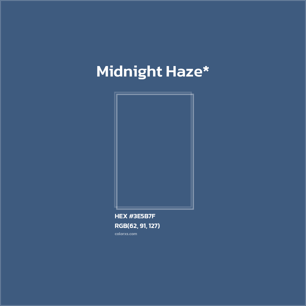 HEX #3E5B7F Color Name, Color Code, Palettes, Similar Paints, Images