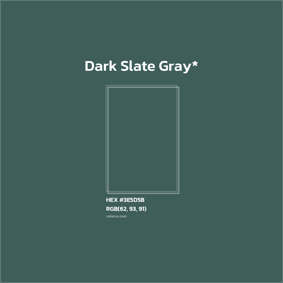 HEX #3E5D5B Color Name, Color Code, Palettes, Similar Paints, Images