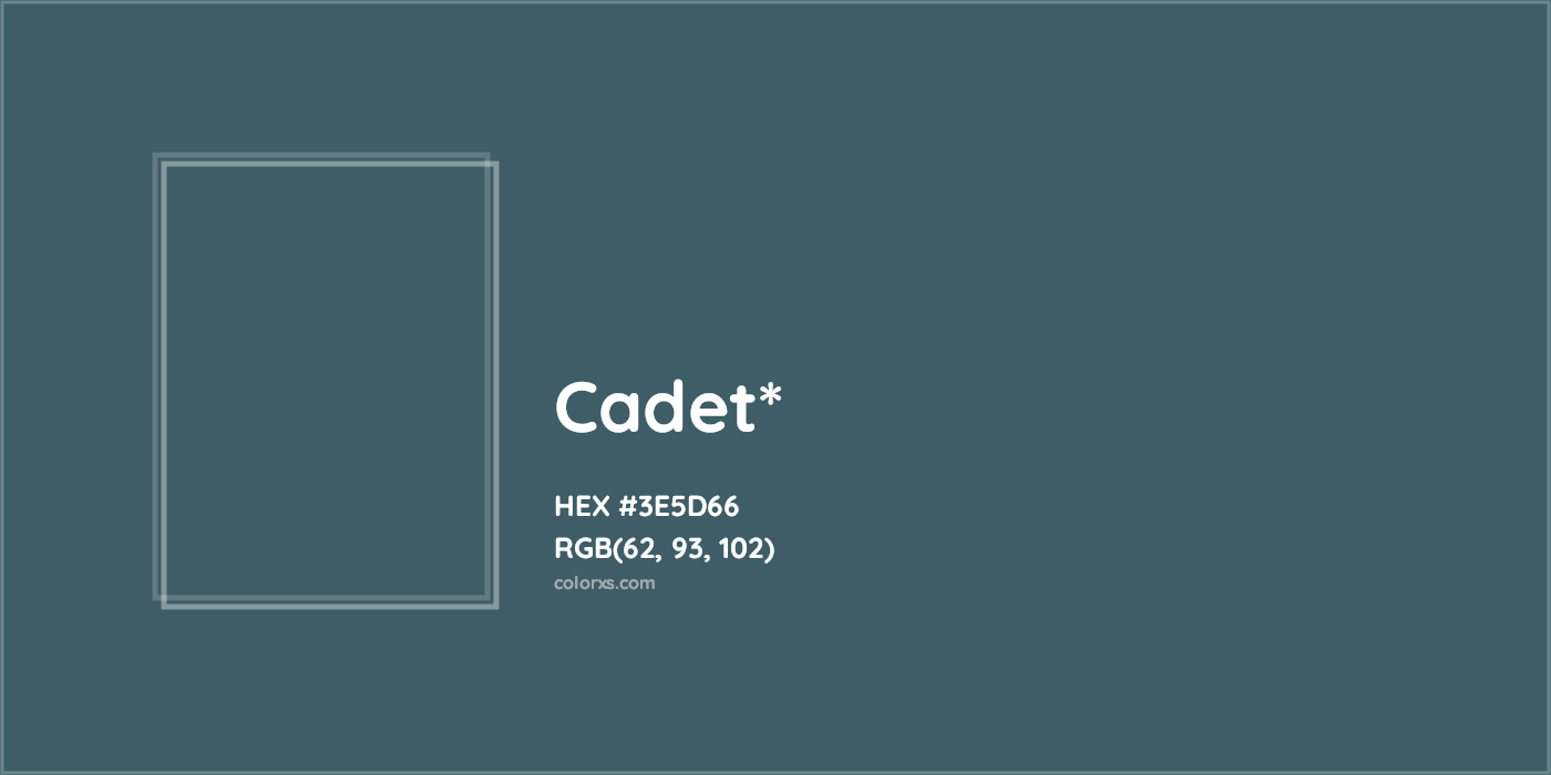 HEX #3E5D66 Color Name, Color Code, Palettes, Similar Paints, Images