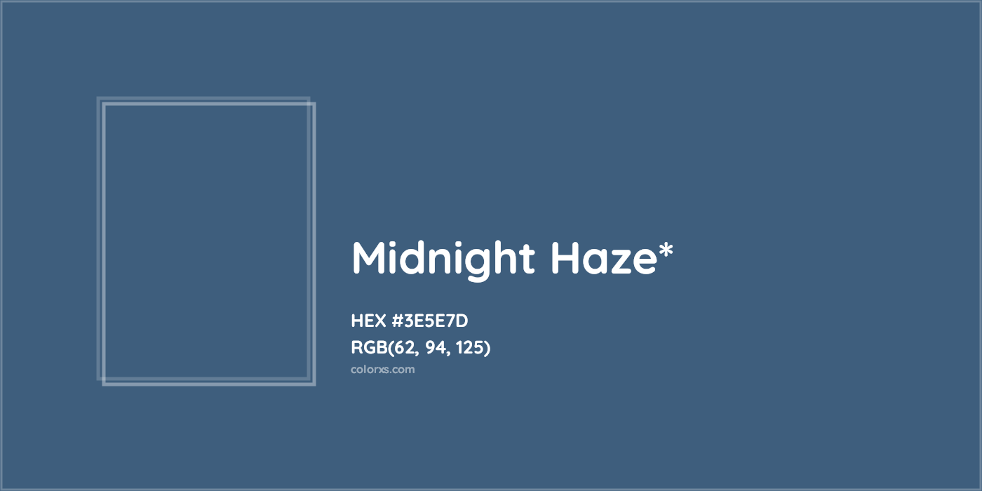 HEX #3E5E7D Color Name, Color Code, Palettes, Similar Paints, Images